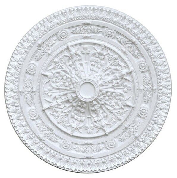 Classic Round Ceiling Medallion Adds Architectural Detail Affordable